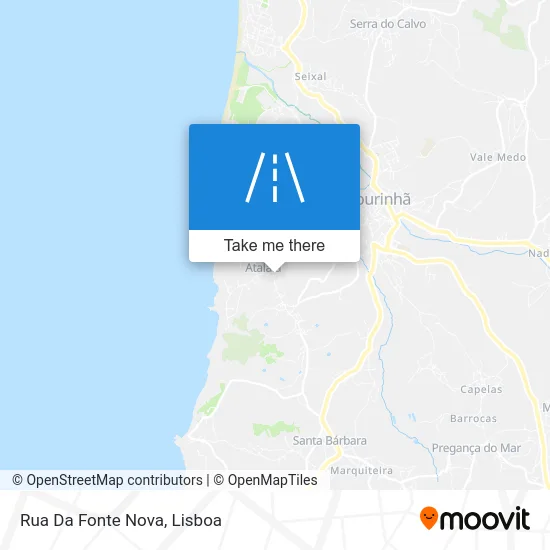 Rua Da Fonte Nova map