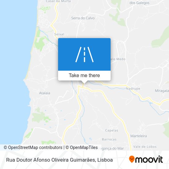 Rua Doutor Afonso Oliveira Guimarães map