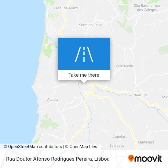Rua Doutor Afonso Rodrigues Pereira map