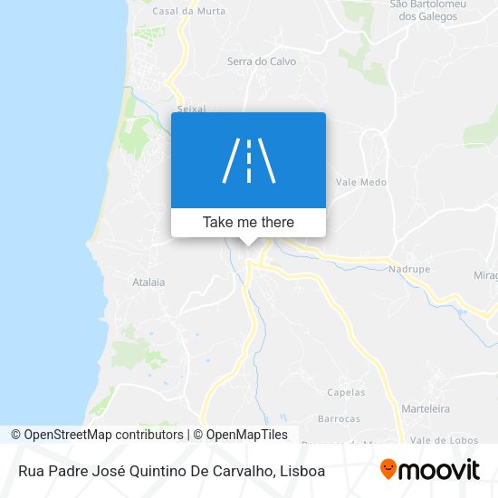 Rua Padre José Quintino De Carvalho mapa