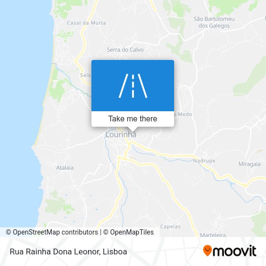 Rua Rainha Dona Leonor map