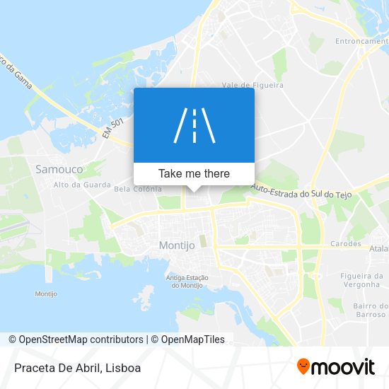 Praceta De Abril mapa