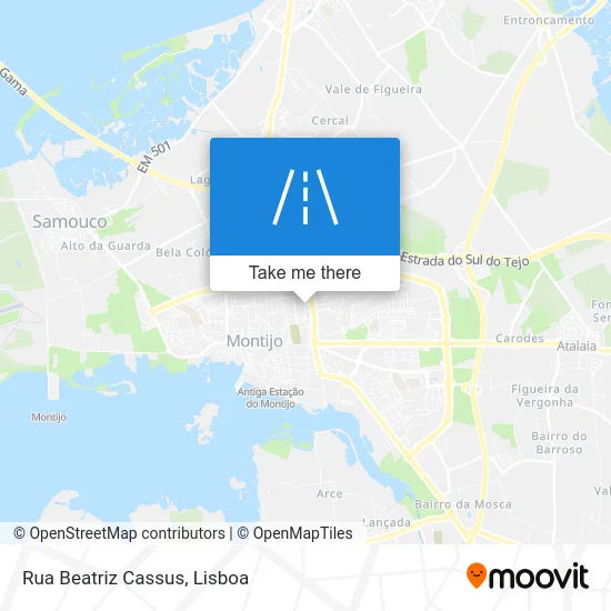 Rua Beatriz Cassus map