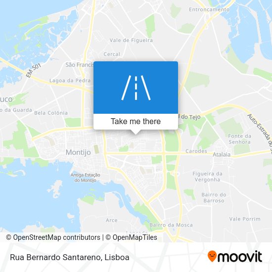 Rua Bernardo Santareno map