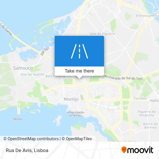Rua De Avis map