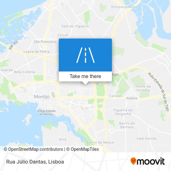 Rua Júlio Dantas map