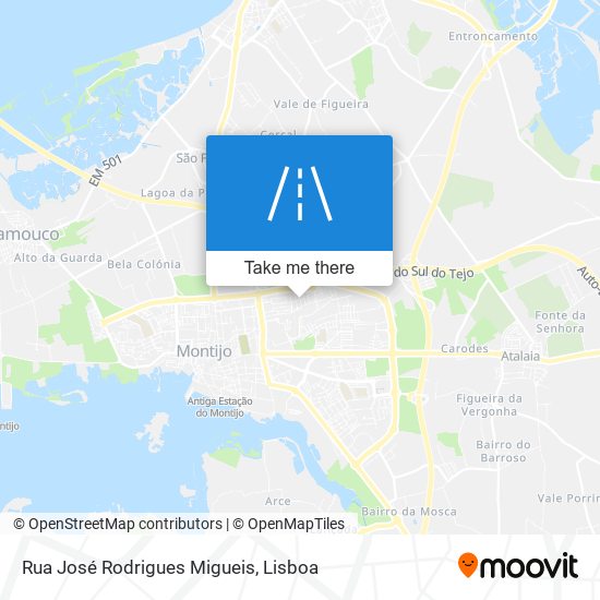 Rua José Rodrigues Migueis map