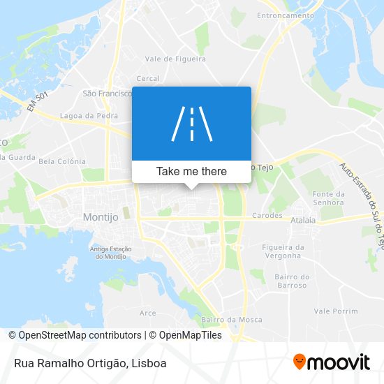 Rua Ramalho Ortigão map