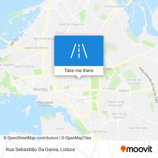Rua Sebastião Da Gama map