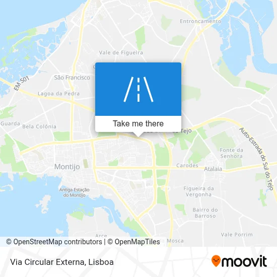 Via Circular Externa map