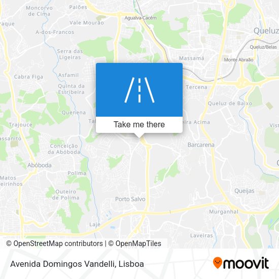 Avenida Domingos Vandelli map