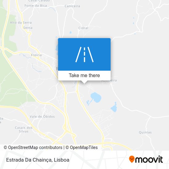 Estrada Da Chainça map