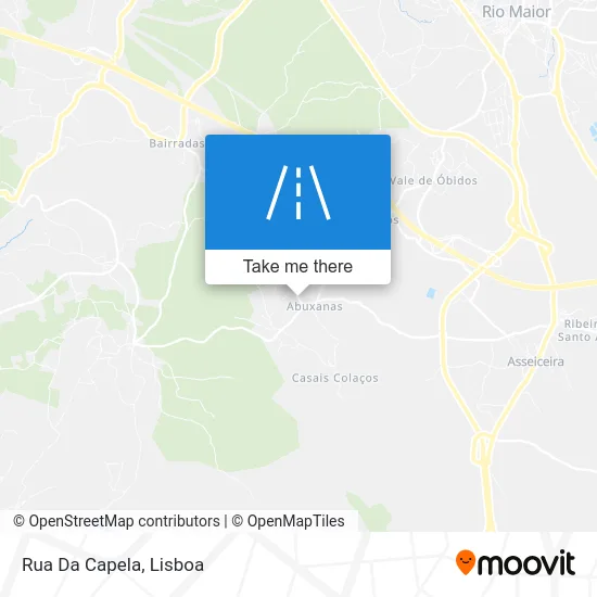 Rua Da Capela map
