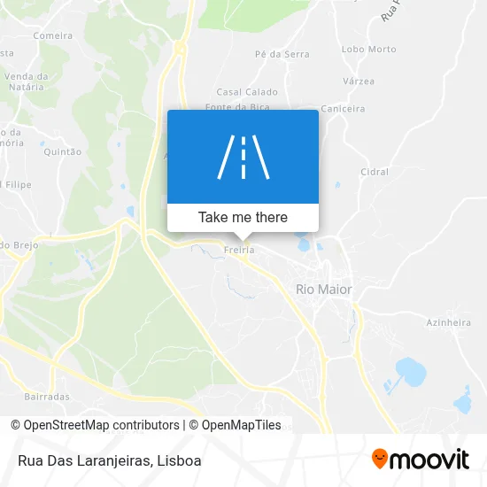 Rua Das Laranjeiras map
