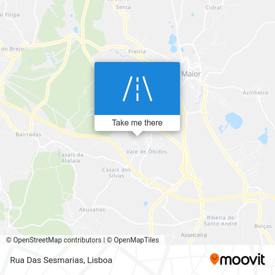 Rua Das Sesmarias mapa
