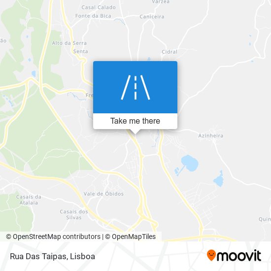 Rua Das Taipas map