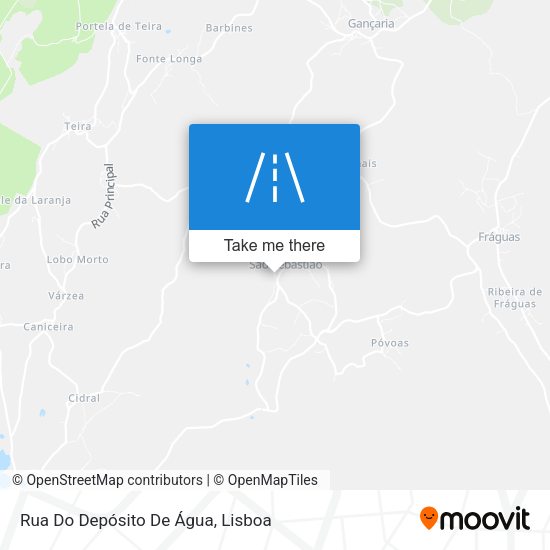 Rua Do Depósito De Água mapa