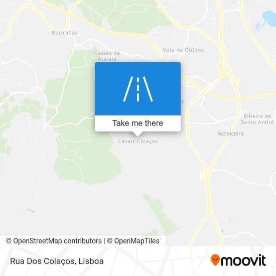 Rua Dos Colaços map