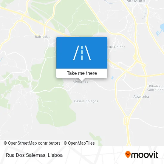 Rua Dos Salemas map