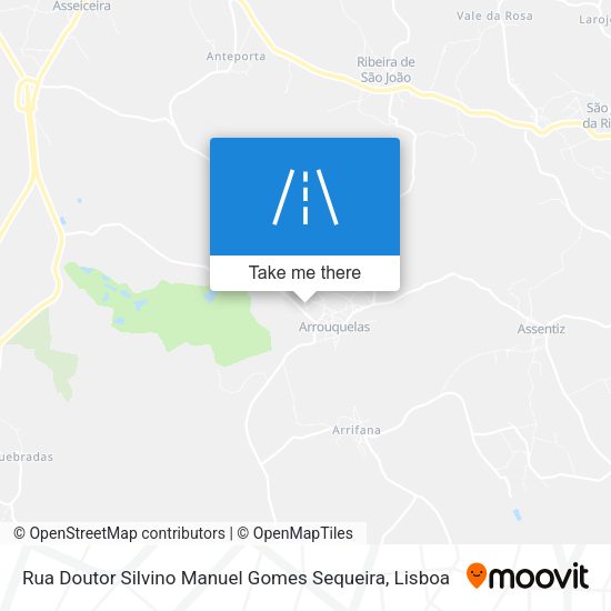 Rua Doutor Silvino Manuel Gomes Sequeira mapa