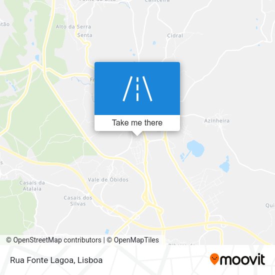 Rua Fonte Lagoa mapa