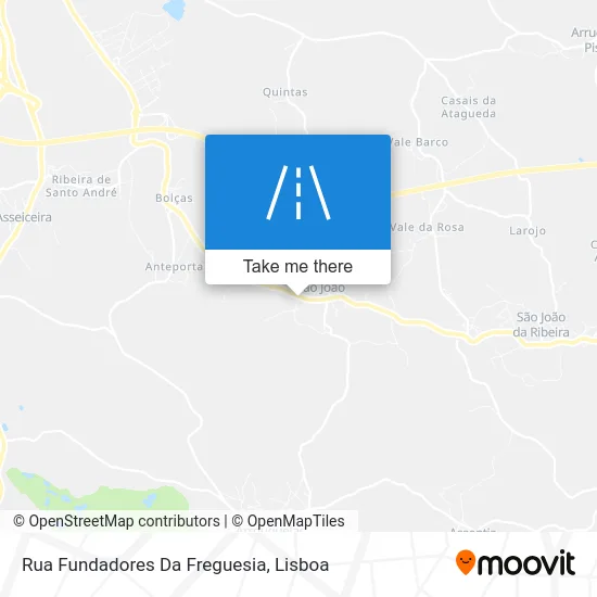 Rua Fundadores Da Freguesia map
