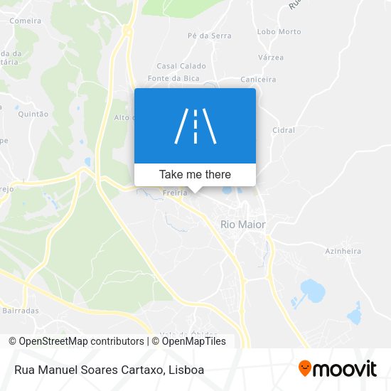 Rua Manuel Soares Cartaxo map