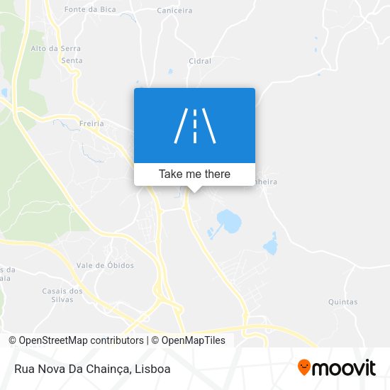 Rua Nova Da Chainça map