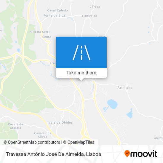 Travessa António José De Almeida mapa