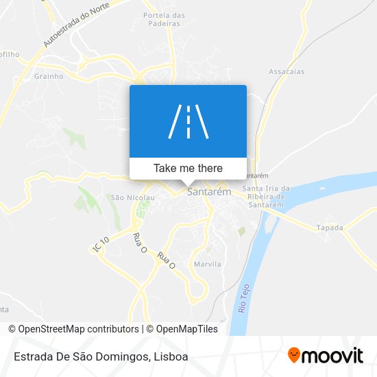 Estrada De São Domingos map