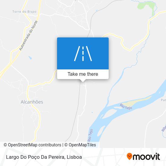 Largo Do Poço Da Pereira mapa