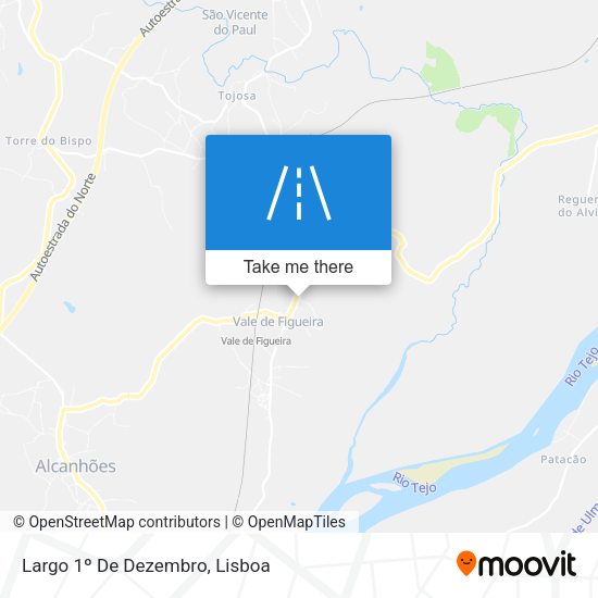 Largo 1º De Dezembro map