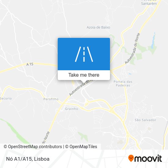 Nó A1/A15 mapa