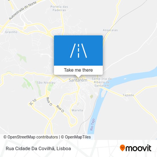 Rua Cidade Da Covilhã map