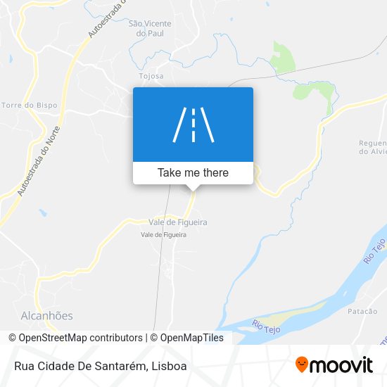 Rua Cidade De Santarém map