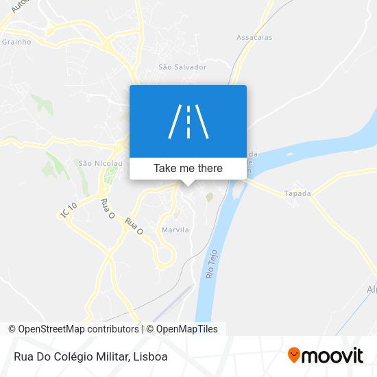 Rua Do Colégio Militar map