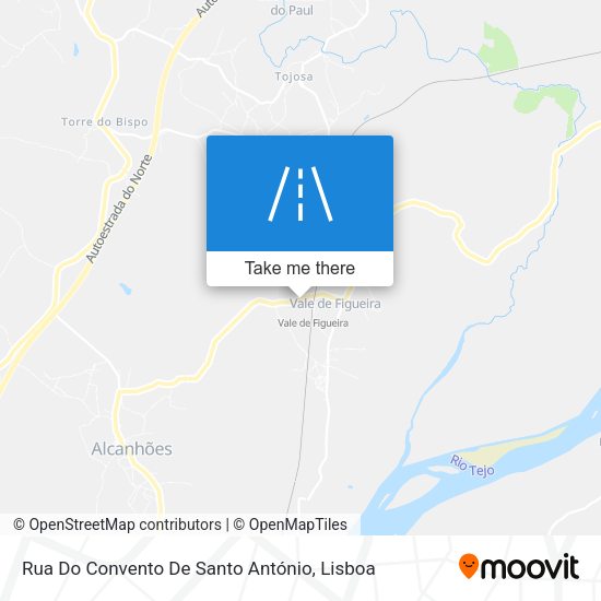 Rua Do Convento De Santo António map