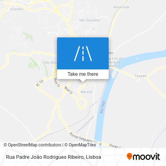 Rua Padre João Rodrigues Ribeiro map