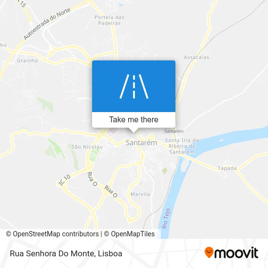 Rua Senhora Do Monte map
