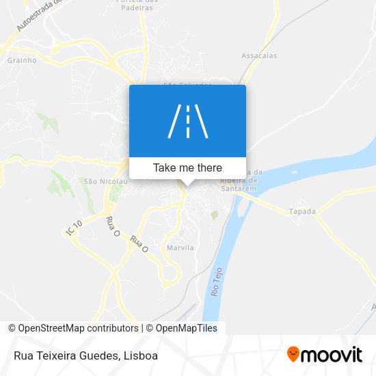 Rua Teixeira Guedes mapa