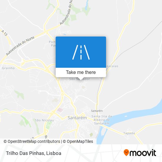 Trilho Das Pinhas map