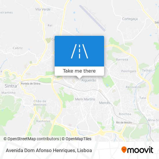 Avenida Dom Afonso Henriques map