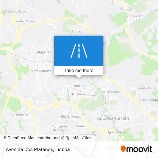 Avenida Dos Plátanos map