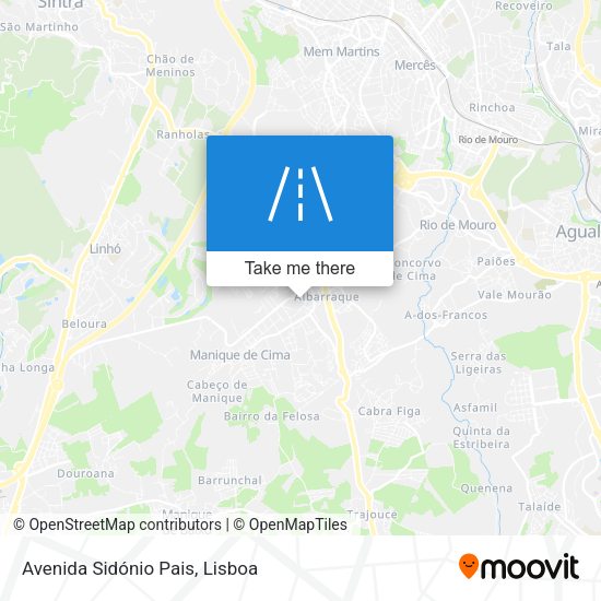 Avenida Sidónio Pais map