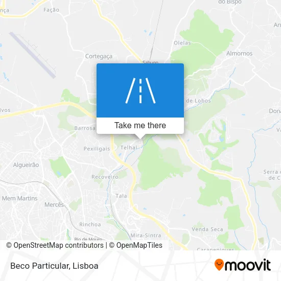 Beco Particular map