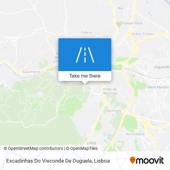 Escadinhas Do Visconde De Ouguela map