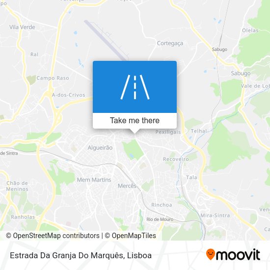 Estrada Da Granja Do Marquês map