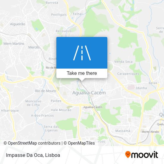 Impasse Da Oca mapa