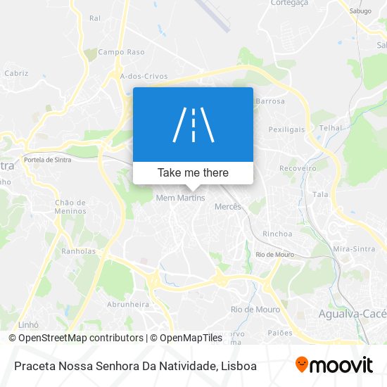 Praceta Nossa Senhora Da Natividade mapa