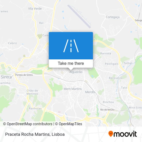 Praceta Rocha Martins mapa